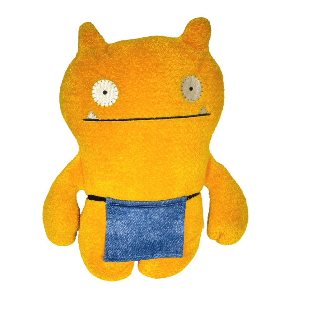 Uglydoll Wage Orange Denim‎ Apron Plush Toy 14" Stuffed Animal Monster Orange